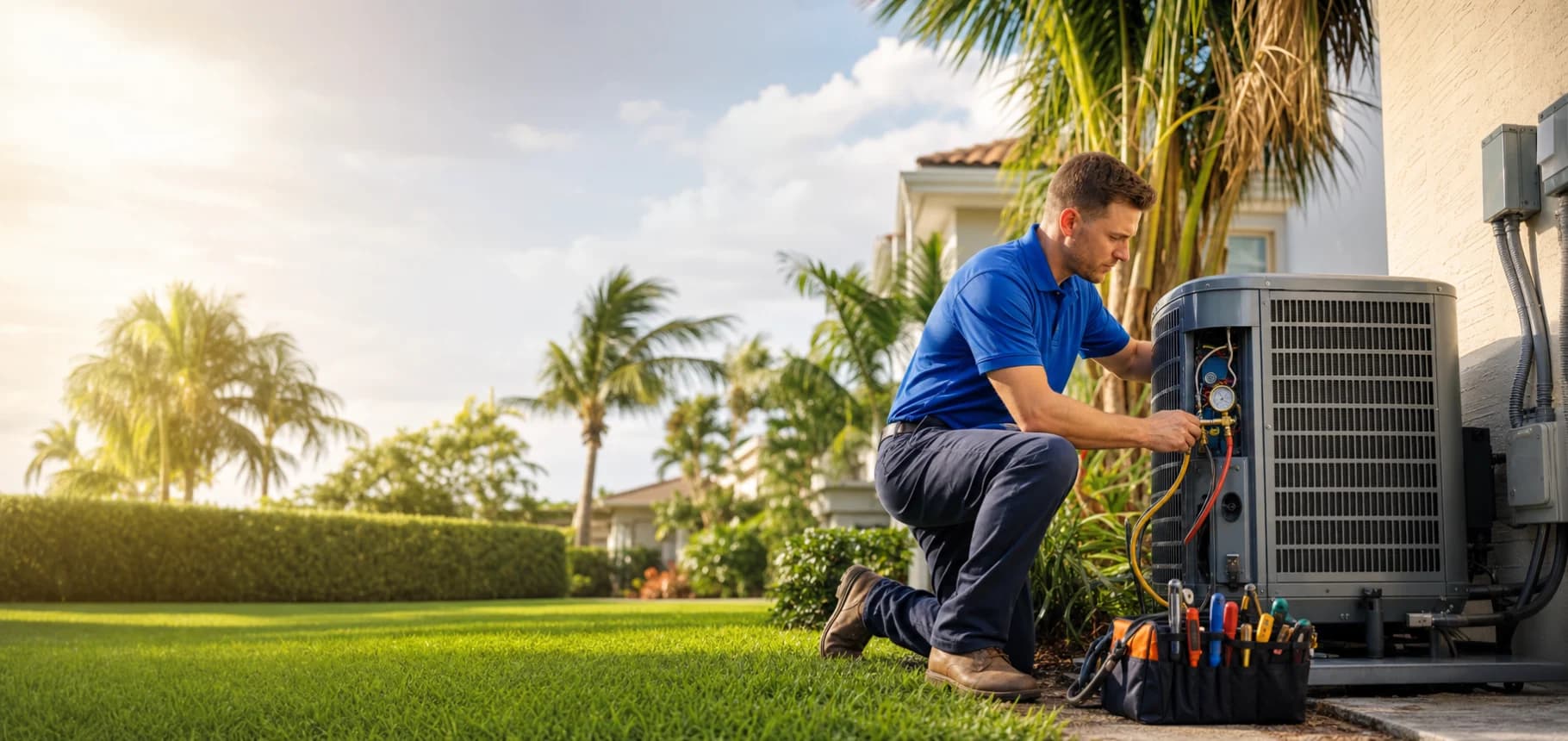 Blue Palm Air & Comfort — hvac website demo
